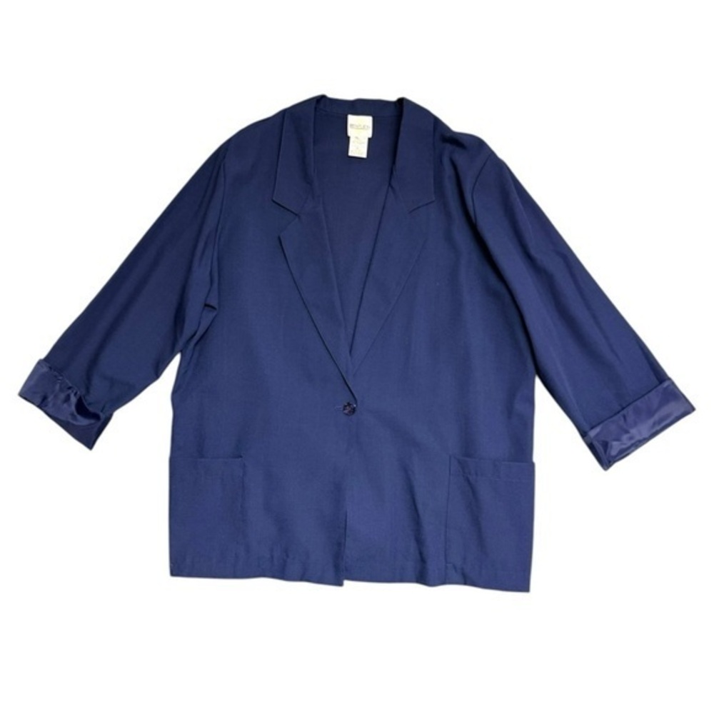 NWT TR Bentley Vintage Blue Blazer Jacket – Size 22W